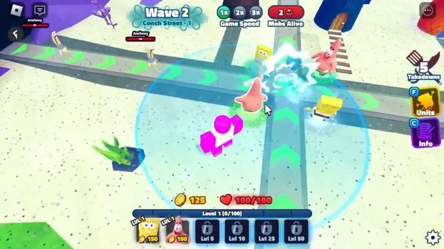 НОВЫЙ СКРИПТ СПАНЧБОБ ТОВЕР ДЕФЕНС Spongebob TD Script Hack  auto far смотреть онлайн