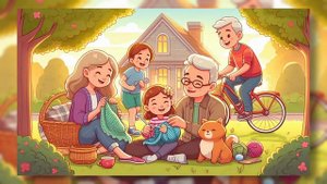 👨👩👧👦 Семья: Песня о Маме, Папе, Братике и Сест?