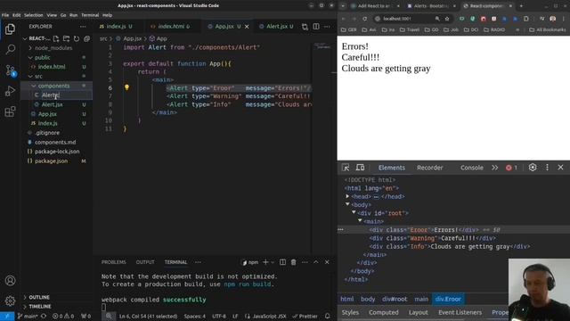 JavaScript, React, Components, Props: для начинающих