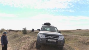 Покатушки на карьере Паджеро 4.