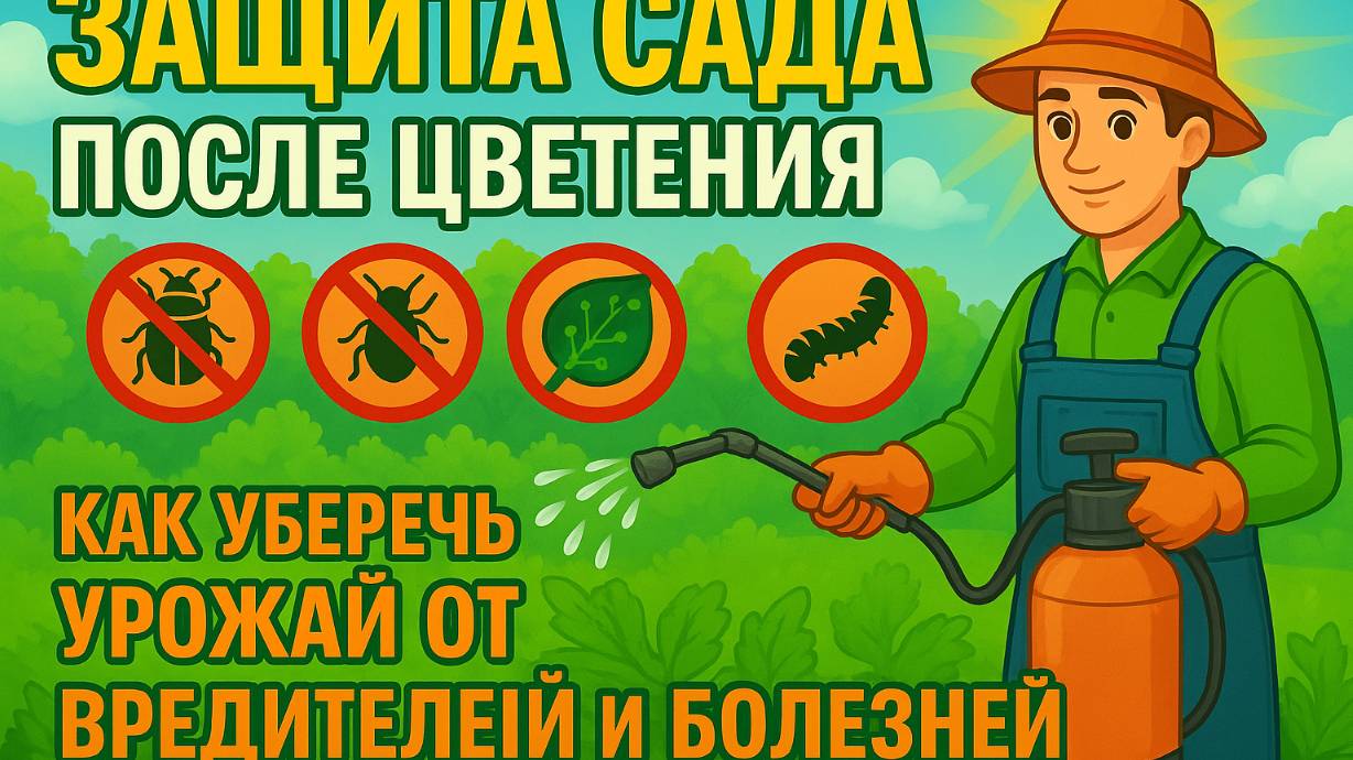 Защита сада после цветения как уберечь урожай от вредителей и болезней