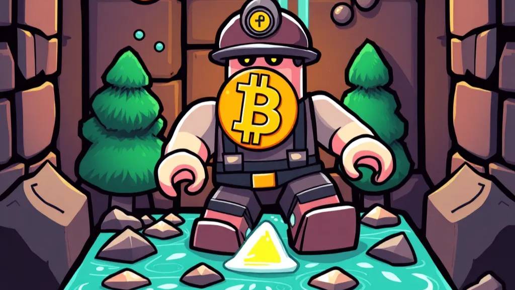 Геймплей Roblox Bitcoin Miner 1 часть.