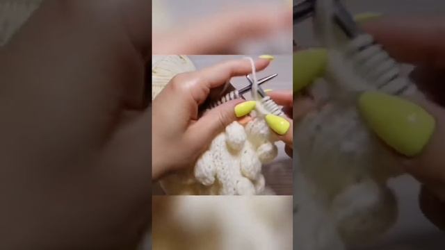 Шишечки спицами. @klubok_igolka смотреть онлайн