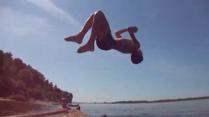 Заднее сальто с трамплина