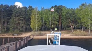 Перегон теплохода.  Остров Юршинский. День четвёртый.