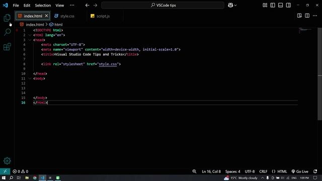 Как изменить позицию для боковой панели в Visual Studio Code || смотреть онлайн