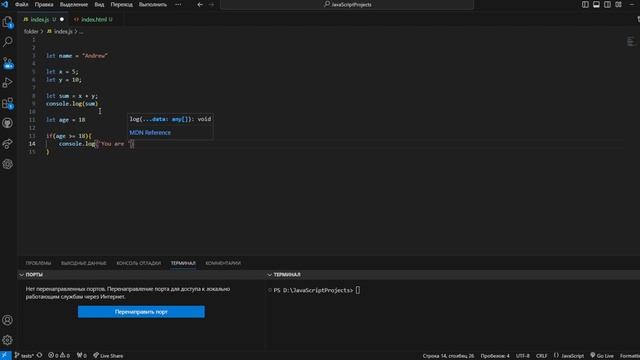 JavaScript ЗА 5 МИНУТ: Основы для Новичков
