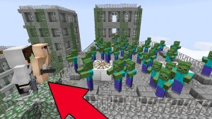 Я построил самый защищёный дом против 1000 зомби