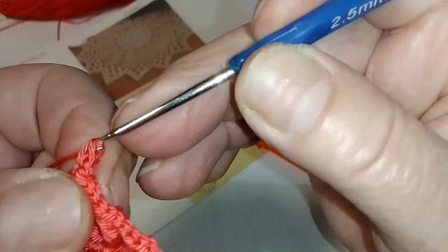 учусь вязать крючком... салфетка часть 1 смотреть онлайн