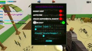 Chicken gun 2.9.01 читы/mod menu || chat spammer, shutdown server, huggy wuggy, anti kick, money