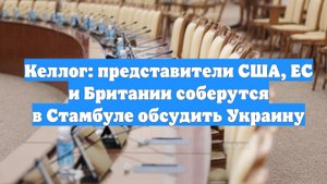 Келлог: представители США, ЕС и Британии соберутся в Стамбуле обсудить Украину