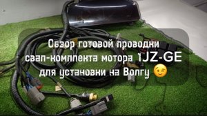 Обзор готовой проводки свап-комплекта мотора 1JZ GE для установки на Волгу 👍🏻