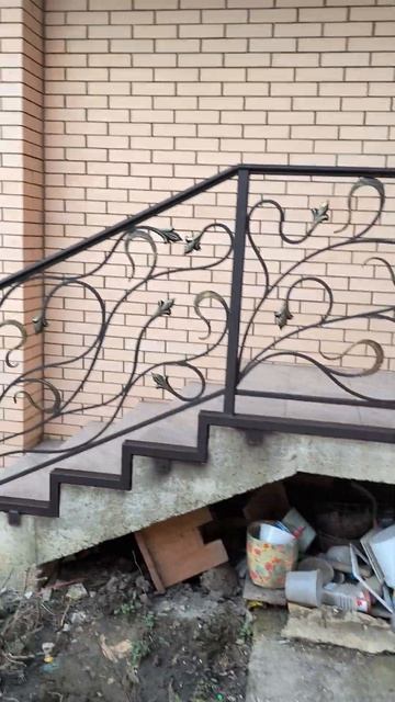 Закончили монтаж перил #ковка #ручная_работа #перила #к смотреть онлайн