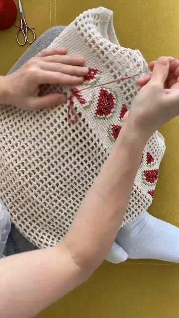 Арбузная авоська. Свяжу для вас такую же. смотреть онлайн