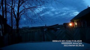 Рассвет в деревне