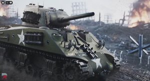 танковый бой