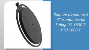 Клапан обратный 4 дюйма мотопомпы Fubag PG 1800 T, PTH 1600 T