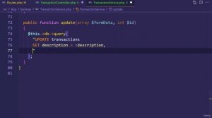 282 - Updating a Transaction