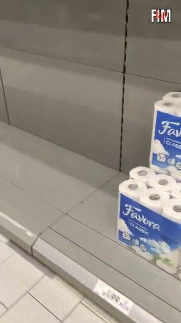 Туалетная бумага в магазинах Германии есть! смотреть онлайн