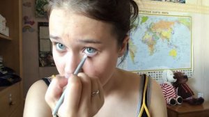 Макияж эмо/повторяю мейк 2007/крашусь