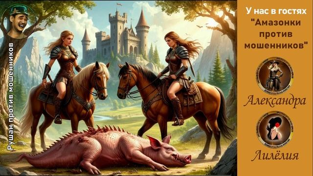 Александра и Лилёлия! Перехваты звонков мошенников