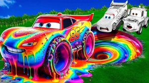 Машинки летают и прыгают! Развивающие мультики Машины помощники. Мультфильмы про машинки