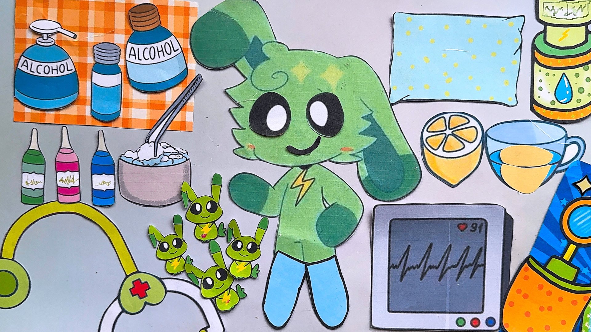 Hoppy Hopscotch 🌸 бумажный уход 💧 асмр видео смотреть онлайн