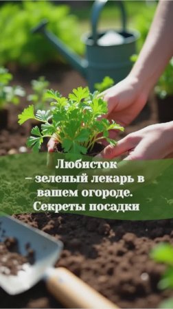 Любисток или зимний сельдерей – зеленый лекарь в вашем огороде. Секреты посадки #сельдерей