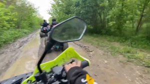 Покатушки в лесу на эндуро полная жесть 