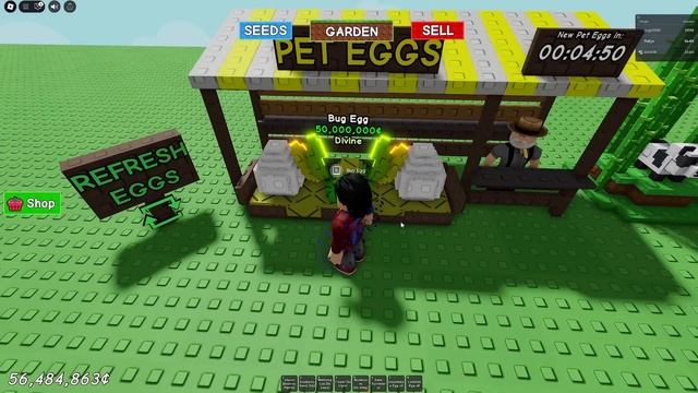 Мне Выпал Самый РЕДКИЙ ПИТОМЕЦ в Grow a Garden в РОБЛОКС! ?