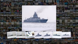 Фрегат Адмирал флота Касатонов в море bmpd