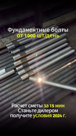 Фундаментные болты 2.2 56*1700 💌smeta@boltigaika.com📞 8 (991) 779-04-71