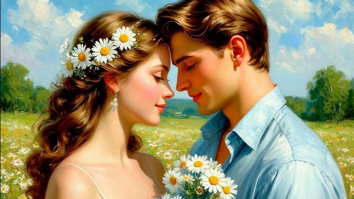 ❤️ БЕЛЫЕ РОМАШКИ 🌼🌼🌼
#песни_о_любви #стихи_о_любви