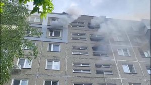 В Нижнем Новгороде загорелся жилой дом
