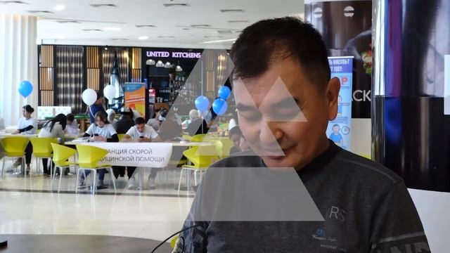 В столице провели акцию здоровья по профилактике инсу