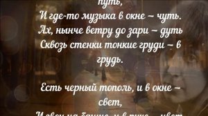 Марина Цветаева — "В огромном городе моём ночь"