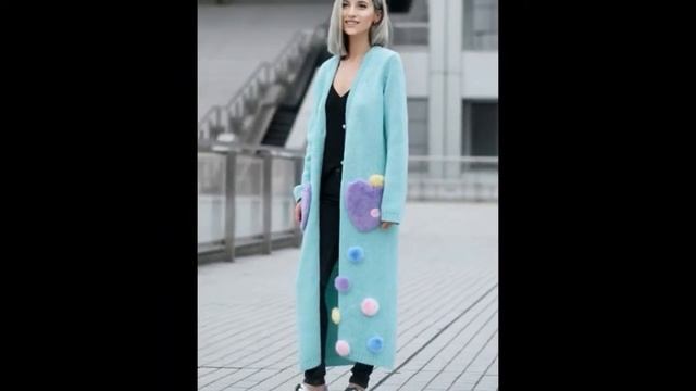 МОДНЫЙ ВЯЗАНЫЙ КАРДИГАН  ЗИМА 2019