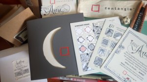 Обзор и распаковка оригинальных товаров зентангл