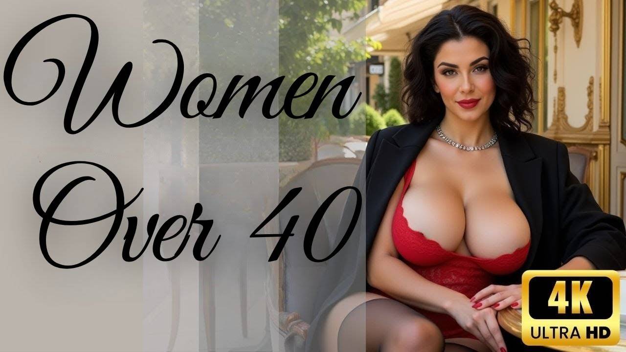 Natural Older Women Over 40 Sheer Classic Elegance