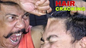 Intense Hair Cracking By Asim ｜ Head Massage ASMR ｜ Neck Cracking & Scalp Scratching Stress Relief