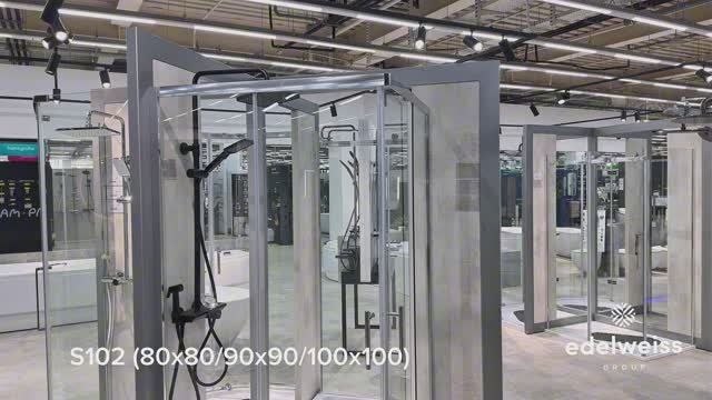 Душевой уголок Black  White S102