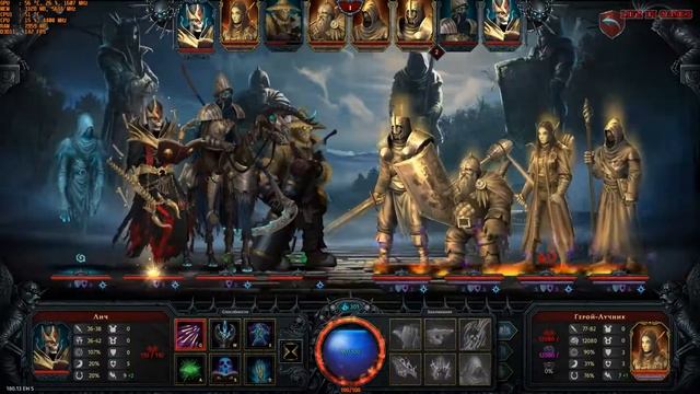 Iratus: Lord of the Dead Безумное убийство последнего босса в первом раунде Вечная Жатва 5 смотреть онлайн