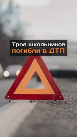 Трое школьников погибли в ДТП