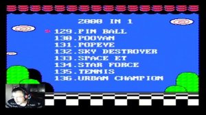 Обзор встороеных игр на Dendy JUNIOR 8 BIT. 2000 встороеных игр о