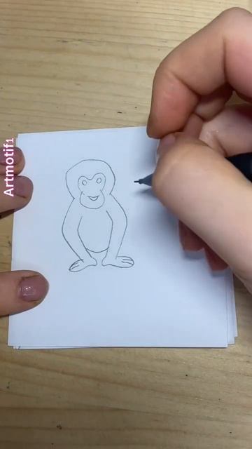 Как нарисовать обезьянку ? 🐵 смотреть онлайн
