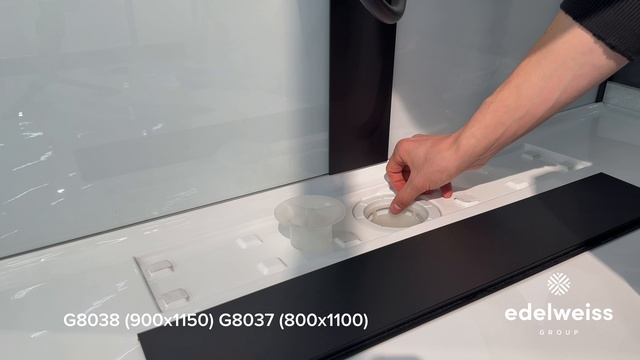 Душевая кабина Black  White G8038