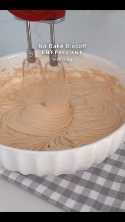 No Bake Biscoff Cheesecake #shorts #nobake #cheesecake #biscoff #homemade