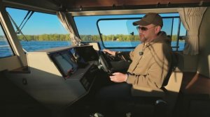 Обзор катера Swift Chaser, алюминиевый кабинный из Самары. Р