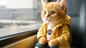 🌧 Tiny Cat’s Rainy Bus Ride_ The Stillness Between Places 🚌🐾