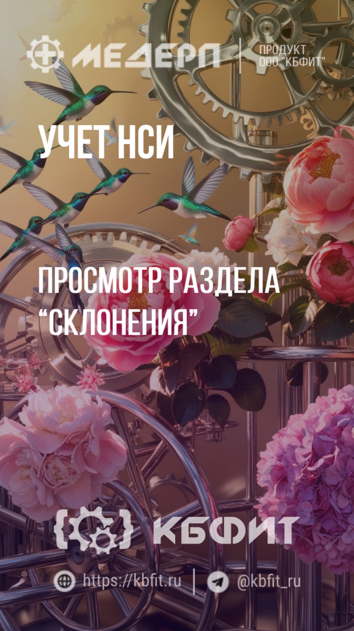 КБФИТ: МЕДЕРП. Учет НСИ: Просмотр раздела “Склонения”